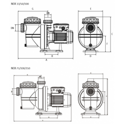 CUERPO COLL BIS PP PVC/PE Ø 200+REF.INOX
