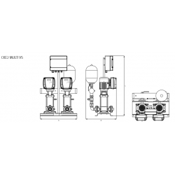 CANAL PVC GARAJE 50X13X13 Ø110-90 C/RJ T-130G